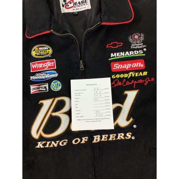 Chase Authentics Fully Patched Zippered Cropped Black denim jacket SZ 2XL - Picture 12 of 12